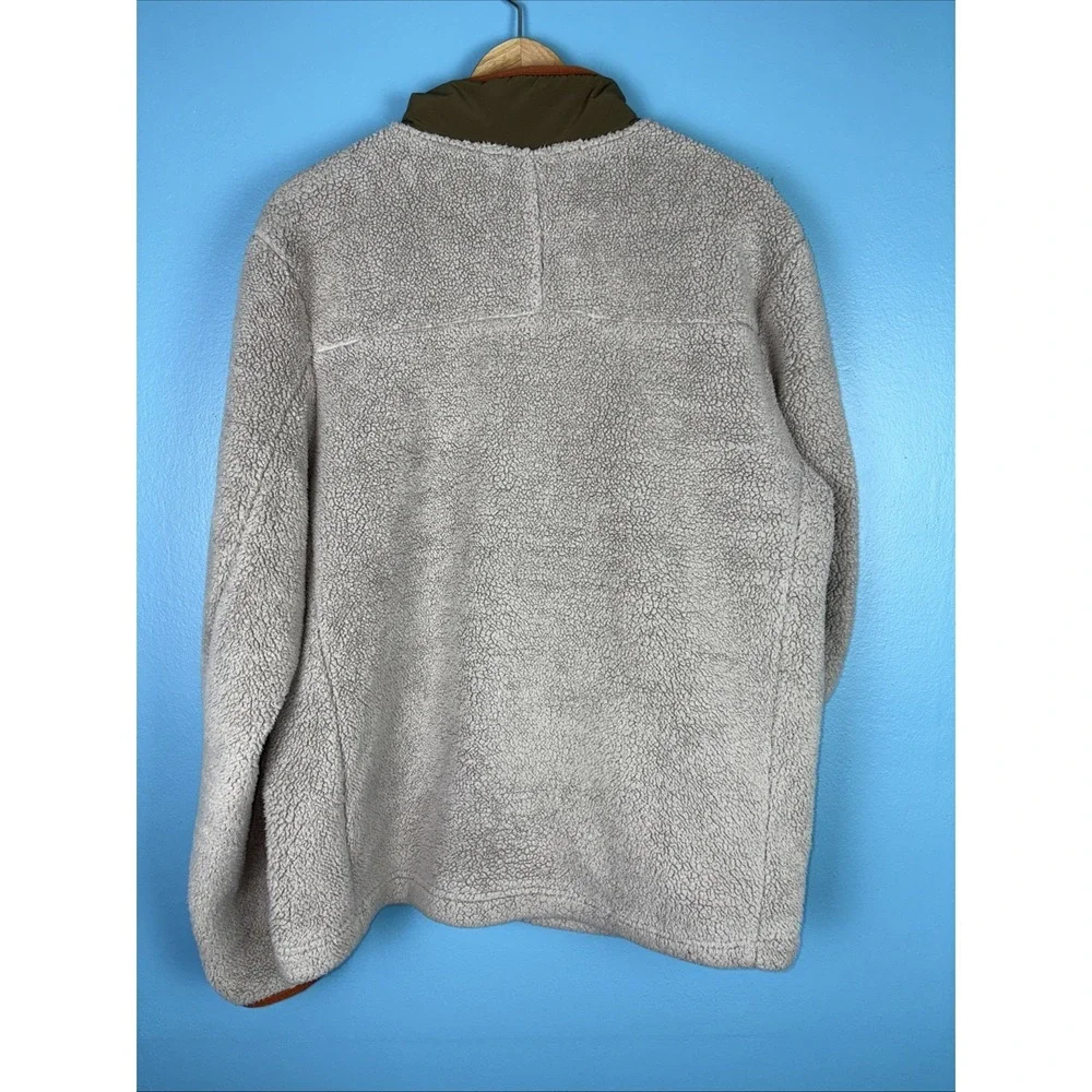 The North Face Size Large Sherpa Fleece Tan Kangaroo Pocket Gorpcore